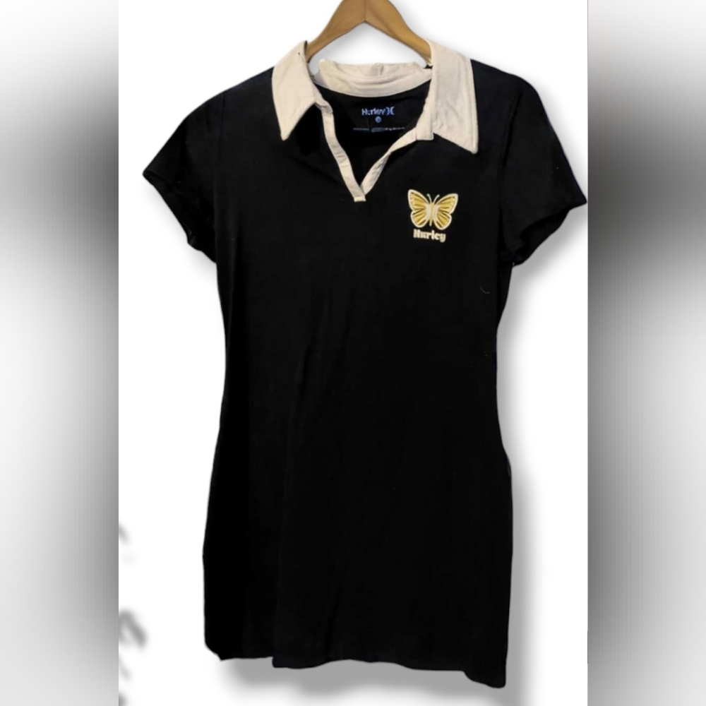 Hurley Polo Mini Short Sleeve T-Shirt Dress